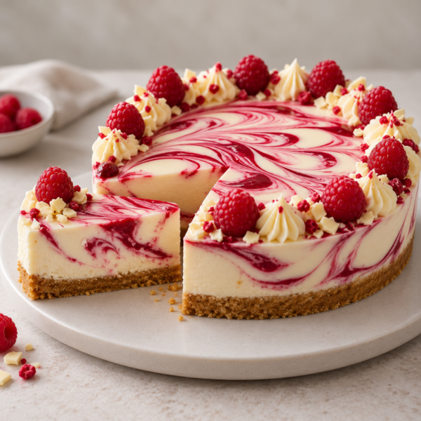 White Chocolate & Berry Cheesecake